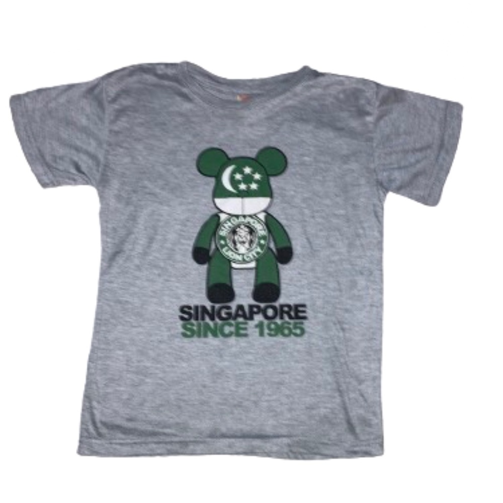 Singapore t shirt kids Starbucks tourist souvenir BE@RBRICK Starbucks Parody - Picture 4 of 6